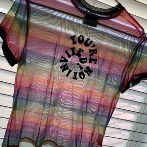 You’re Not Invited Mesh Top